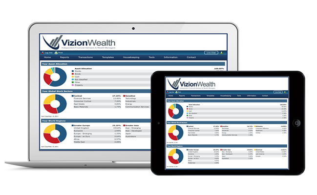 Vizion Wealth Chartered IFA Milton Keynes Client Portal